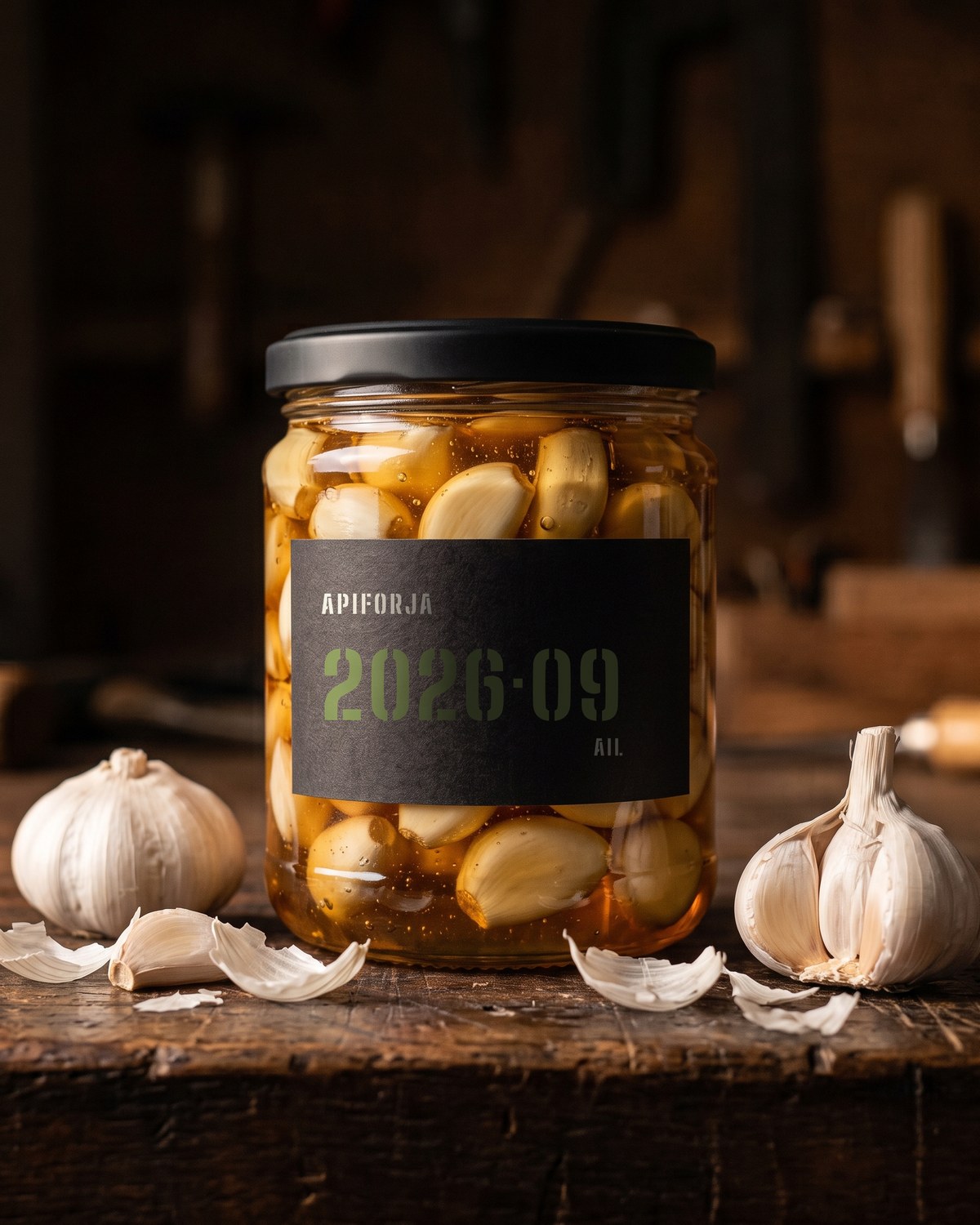 Ail fermenté au miel