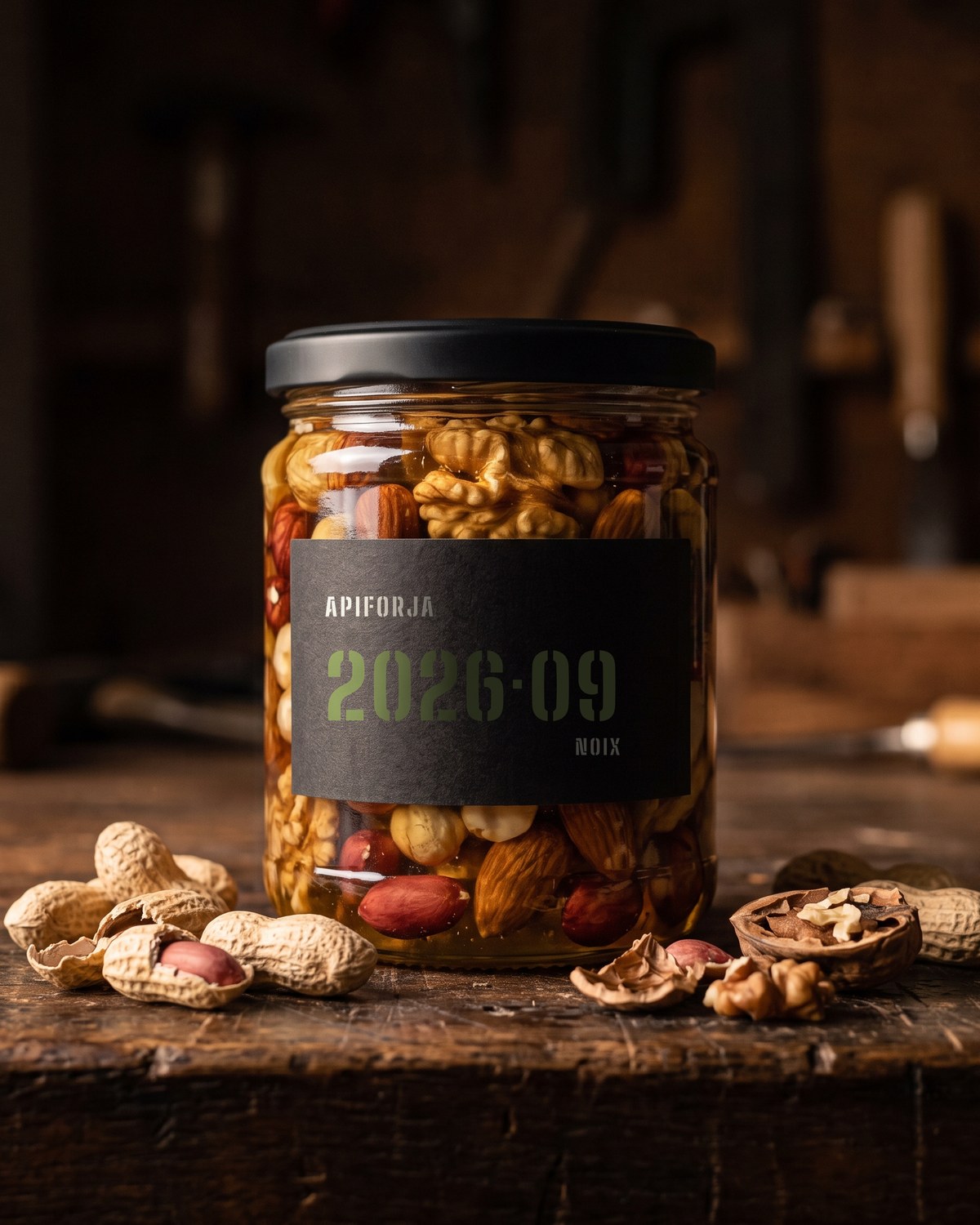 Nuts fermentées au miel